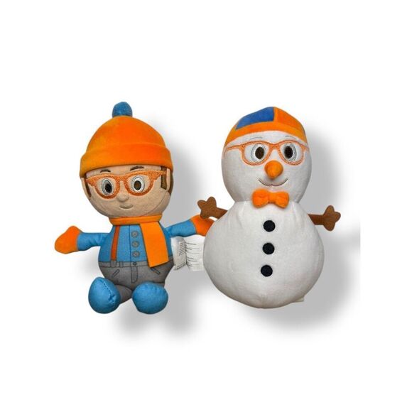 Jazwares Other - Blippi Officially Licensed 7” Winter Blippi & Snowman Plush‎ Toys